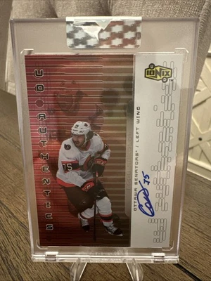 2021-22 UD Clear Cut EGOR SOKOLOV UD Authentics Ionix Rookie Auto ✨️ RC OTTAWA  - Image 1 of 2