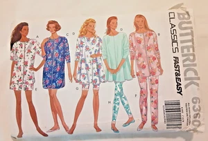 De colección Fuera de Uso Patrón Butterick 6360 Misses' Pijama Camisón Proyecto de Costura H - Imagen 1 de 2