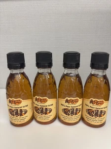 4 Cracker Barrel 100% Natural Syrup Maple Grove Farms 1.5 Oz. Glass Bottle - Picture 1 of 1