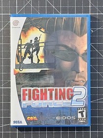 Dreamcast Fighting Force 2 Custom Case - NO Game or Manual