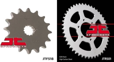 Kit de piñón delantero y trasero para piñón KAWASAKI GPZ750-Z750 L3-L4 Sport 82-87 JT Foto 1 de 4