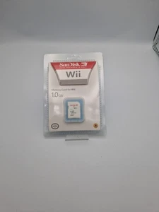 Sandisk Official Nintendo Wii 1GB SD Memory Card New/Sealed  - Picture 1 of 2