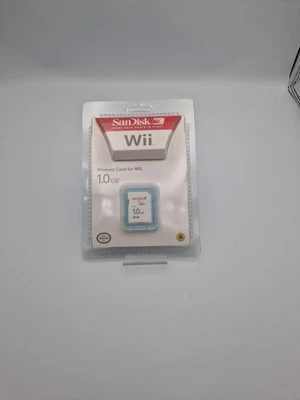 Sandisk Official Nintendo Wii 1GB SD Memory Card New/Sealed  - Image 1 of 2