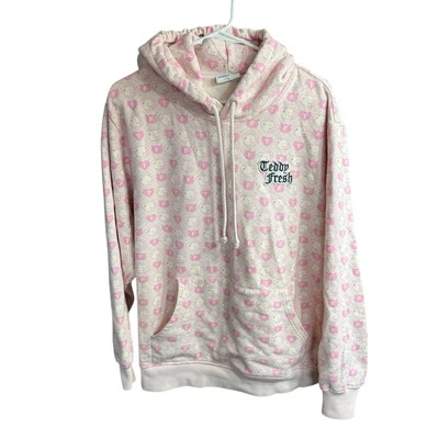 Teddy Fresh Sudadera con Capucha Rosa Estampado Completo Argyle Rosa L Informal Linda Foto 1 de 4