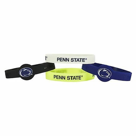 Penn State Nittany Lions Bracelets 4 Pack Silicone Cover