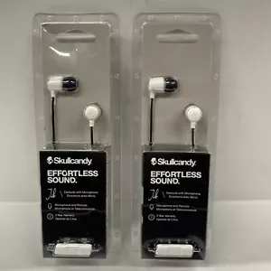 2 pack of Skullcandy Effortless Sound Jib Wired Earphones 3.5mm Jack - Picture 1 of 3