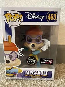 Funko Pop! Disney Darkwing Duck Megavolt #463 GameStop Exclusive LTD Glow Chase - Picture 1 of 7
