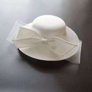 Bownot Satin Top Hat Women Banquet Celebrity Dress Fascinator Wedding Fedora Hat
