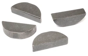 Confezione da 4 - Bulloni 1104436 Chiave Woodruff Key 1104436 Bulloni ORIGINALI OEM - Foto 1 di 2