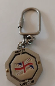 Llavero de recuerdo turístico giratorio Reino Unido - Imagen 1 de 5