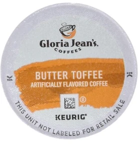 Gloria Jean's Butter Toffee Coffee, 20 K-cup Pods - Picture 1 of 2