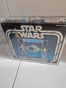 Vintage Star Wars Kenner Imperial Tie Fighter Ship MISB in acrylic case Rare - Picture 1 of 24