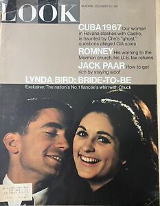 Look Magazine December 12 1967 Lynda Bird Front Cover Jack Paar Cuba