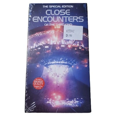 Close Encounters of the Third Kind (VHS) Sealed Alian Fantasy Drama  - Image 1 of 4