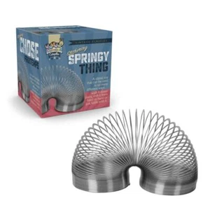 Set of 2 Springy Slinky Metal Spring Children's Kids Retro Game Toy Gift NEW