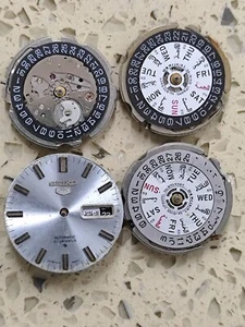 LOT  SEIKO 6119C  IN COMPLETE MOVEMENTS  Automatic for part only Used - Picture 1 of 6