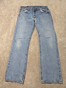 Jeans Levis vintage para hombre 33x32 (32x31) azul 501 XX botón mosca hechos en EE. UU. - Imagen 1 de 12