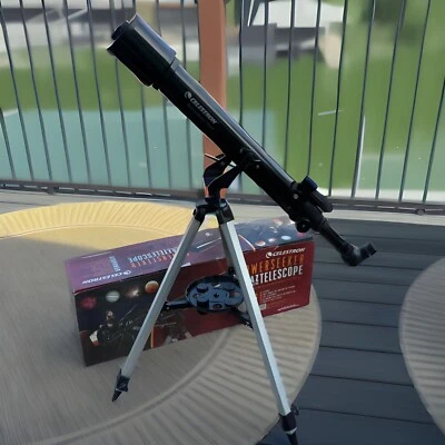 Celestron PowerSeeker 70AZ Refractor Telescope Manual D 70mm FL 700mm F/10 21036 - Image 1 of 4