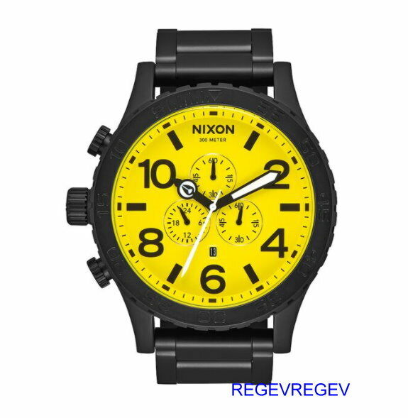 Nixon 51-30 Chrono - Reloj sumergible de acero inoxidable para hombre (51  mm correa de acero inoxidable)