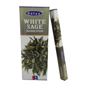 120 Satya White Sage Incense Rods Home Decoration Meditation Scent - Picture 1 of 1