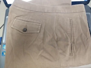 Brooks Brothers Women's 346 Stretch Pants Size 8  Brown Cotton 97%/Spandex Blend - Picture 1 of 3