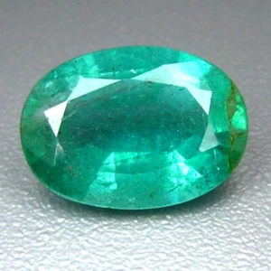 1,35 quilates y 9x6 mm_ ¡ESMERALDA CERTIFICADA GIT! PIEDRA PRECIOSA SUELTA ESMERALDA NATURAL CORTE OVALADO - Imagen 1 de 12
