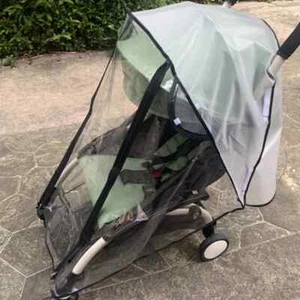 Baby Stroller Raincoat Stroller Rain Cover Wind WaterProof Stroller Accessories - Picture 1 of 5