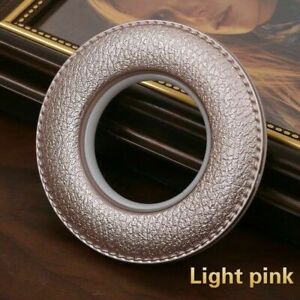 22x Curtain Eyelet Rings Leather Grained Punch Roman Rod Plastic Buckle Kit Home