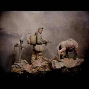 Kit Modelo Resina 1/32 54mm Stalker con Monstruo Sin Pintar - Imagen 1 de 4