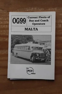 PSV CIRCLE CURRENT FLEETS OF BUS AND COACH OPERATORS MALTA MARCH 1998 OG99 - Picture 1 of 1