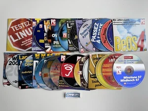 Lot de 22 CD PC Expert - Linux, BeOS, Benchmark Windows, Mises À Jour, Drivers - Photo 1/1