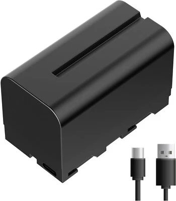 FEELWORLD 2 pack NP-F750 4400mAh Battery Replacement of Sony NP-F750