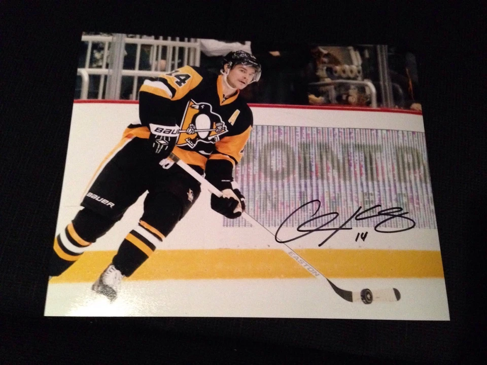 克里斯·库尼茨 匹兹堡企鹅 签名 亲笔签名 8 x 10 照片 正品证书 — 第 1/1 张图片