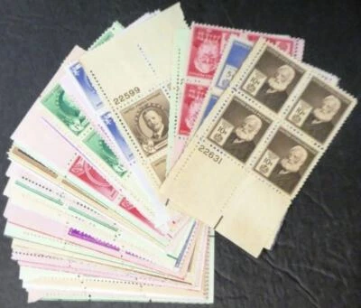 EDW1949SELL : USA 1940 Scott #859-93 Complete set of P/Bs All Fresh & VF Mint NH - Image 1 of 4