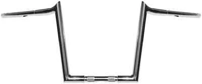 Wild 1 One Chubby Chrome 12" Ape Hanger Handlebars Harley FLTR FLHR Dyna - Изображение 1 из 2