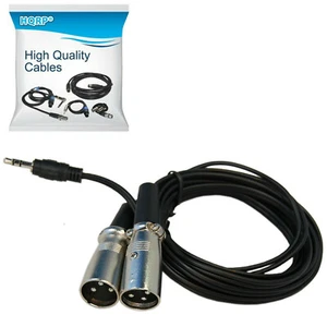 Cavo patch 3M, 3,5 mm 0,3 cm a doppio macho XLR divisore - Foto 1 di 7