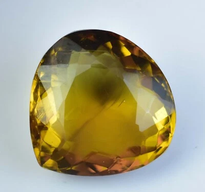 Натуральный редкий найденный СЕРТИФИЦИРОВАННЫЙ драгоценный камень DIASPORE 35,70 карата с изменением цвета грушевидной огранки - Изображение 1 из 4