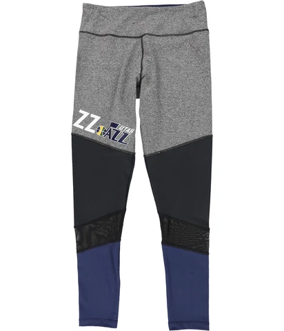 G-III Sports Womens Utah Jazz Compression Athletic Pants, Grey, Medium Cover