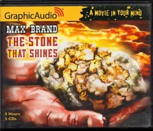 "Stone That Shines" 5-CD set GraphicAudio book by Max Brand; Western; Gold! - Picture 1 of 1