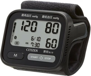 Monitor de presión arterial de muñeca Citizen serie CHWH negro CHWH803 - Imagen 1 de 8