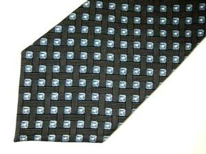 Nautica Herren Krawatte Krawatte Grau Blau Geometrisch 59" Karriere - Bild 1 von 4