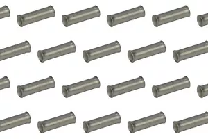 6 AWG TEMCo Butt Splice Connector Tin Plated Copper Uninsulated Gauge. 100 Pack - Picture 1 of 5