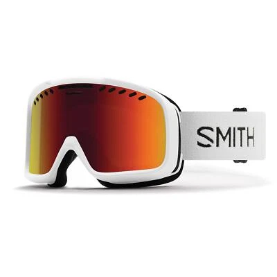 SMITH OPTICS Project Snow Goggles White with Red Sol-X Mirror Lens Adult - Image 1 of 4