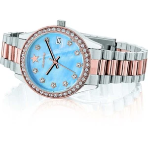 Reloj HOOPS SUPER LUXURY 2641L-SRG05 plata oro rosa azul - Imagen 1 de 1