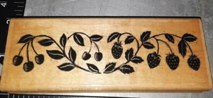 Beerenbordüre, Gummistampede, 903B, Gummi, Holz  - Bild 1 von 4