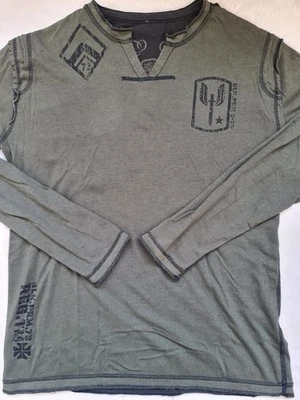 Affliction Herren Langarm Shirt, Wendeshirt, Gr. XL - Bild 1 von 4