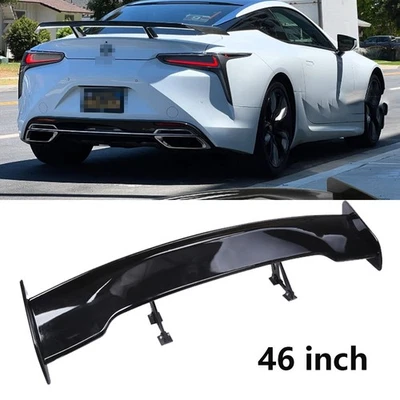 For Lexus LC500 LC500h LFA 46" Car GT Style Trunk Rear Spoiler Wing Gloss Black - Image 1 of 4