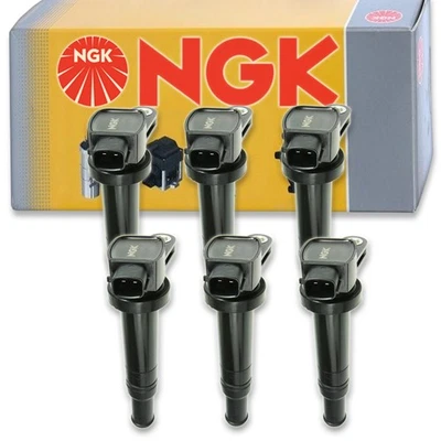 Bobina de encendido NGK de 6 piezas para Kia Optima 2007-2010 2,7 L V6 - Sintonización de bujía Foto 1 de 4