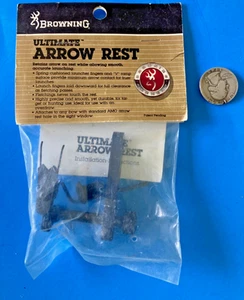 VTG NEW 13341 BROWNING ARCHERY ULTIMATE ARROW REST NOS USA MADE SPRING LOADED - Picture 1 of 6