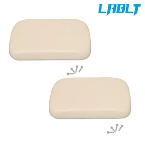 LABLT 2×White Seat Back Cushion Assembly For Club Car DS 1979-2000.5 Golf Cart - Picture 1 of 10